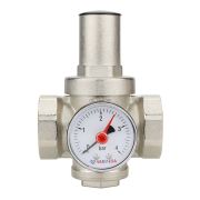 Редуктор давления VARMEGA 1/2quot;, PN25, поршневой, с присоединением к манометру, VM12701