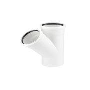 Тройник REHAU RAUPIANO PLUS 50/50/45гр.