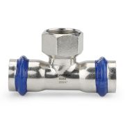 Тройник VARMEGA раструбный Inox Press ВР 28x1quot;x28