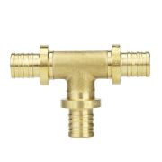 Тройник VARMEGA Slide-fit равносторонний, 32мм, аксиальный, латунь, VM50414