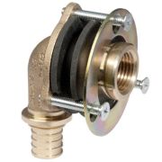 Угольник настенный для гипсокартонных плит с внутренней резьбой 20-1/2quot;x28мм RX (бронза)