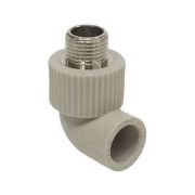 Угольник TEBO сер. PP-R комб. 20x3/4quot; НР (20/120), арт. 031030604