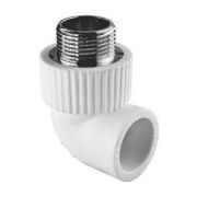 Угольник TEBO сер. PP-R комб. 25x3/4quot; НР (15/90), арт. 031030607