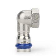 Угольник VARMEGA раструбный Inox Press ВР 22x1/2quot;