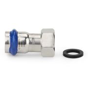 Муфта VARMEGA раструбная Inox Press с накидной гайкой 22x3/4quot;