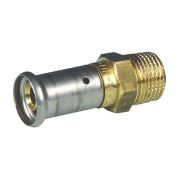 Муфта HENCO НР латунь пресс, 16x1/2quot;