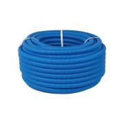 Труба VARMEGA гофрированная ПНД 40 мм для труб 32 мм, (30), синяя, VM58004