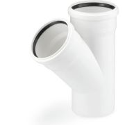 Тройник REHAU 50/40/45гр RAUPIANO PLUS