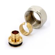 Соединитель Uni-Fitt обжимной В 16(2.2)х3/4quot;EK, для полиэтиленовых труб