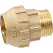 Муфта VIEIR для трубы ПНД S25x3/4quot;M (10) VER370