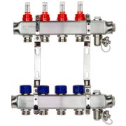 Комплект коллекторов РИДАН SSM-8RF set с расход.,кроншт.,руч.воздух.,слив.кран.иторц.заглуш.