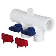 Коллектор TEBO бел. PP-R 40x20х4 вых. универсальный (2/10), арт. 030091273