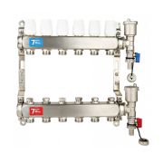 Группа коллект. VIEIR 1quot;х6х3/4quot; без/расходомер, с дренаж. кр, воздухоотвод., нерж.сталь VR115-06А