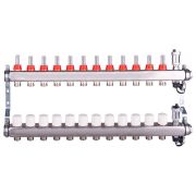 Группа коллект. AQUALINK регулир, настроеч и дренаж. клапаны, автомат. возд-к, нерж.сталь 1quot;х12х3/4quot;