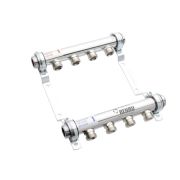 Коллектор распределительный REHAU HLV на 5 групп нерж. сталь