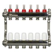 Группа коллекторная ALTSTREAM с расходомерами, сталь 1quot;х11х3/4quot;